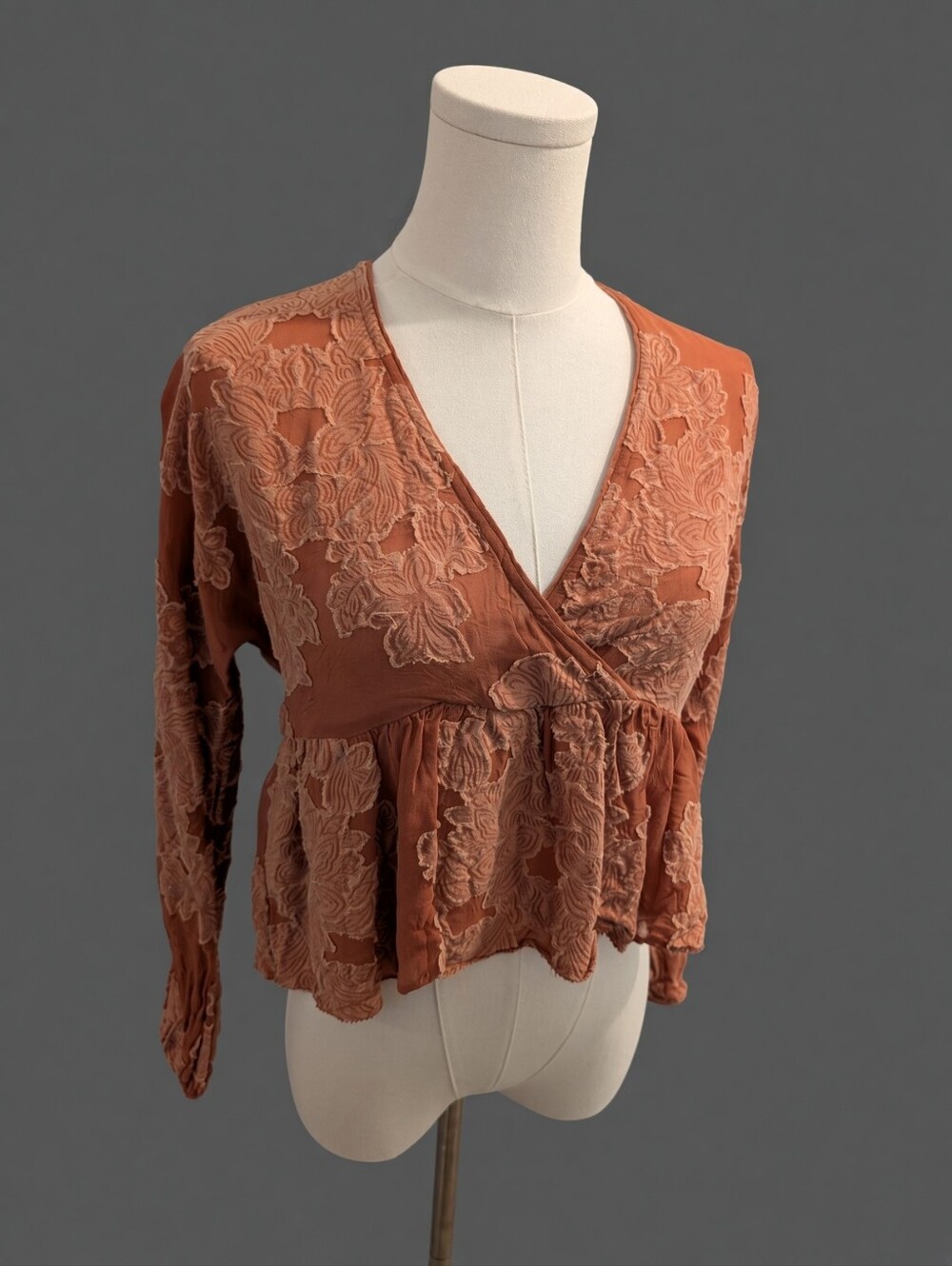 Wilfred XXS Rust Orange Top